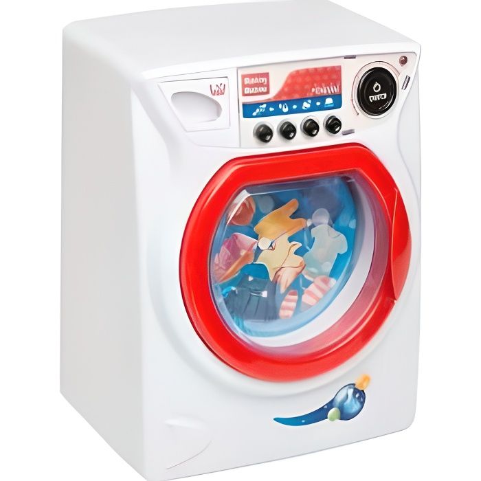 Machine a laver enfant avec lumiere et sons realistes - Lave Linge - Electromenager - Jouet d'imitation menage