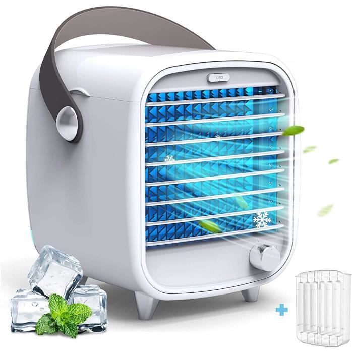 Citizili Climatiseur portable silencieux, climatiseur mobile, mini refroidisseur d'air, petit climatiseur, ventilateur pour maison