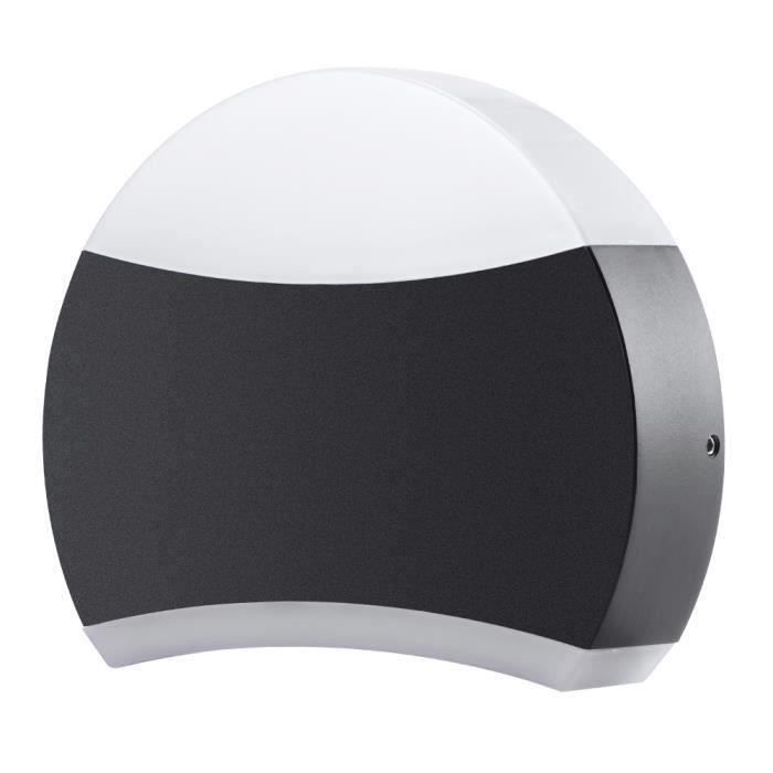 lampe LED Hublot Semi-circulaire Plafonnier Applique Éclairage Luminaire ,12W 2900-3100K ,Pour l’Intérieur et l’Extérieur