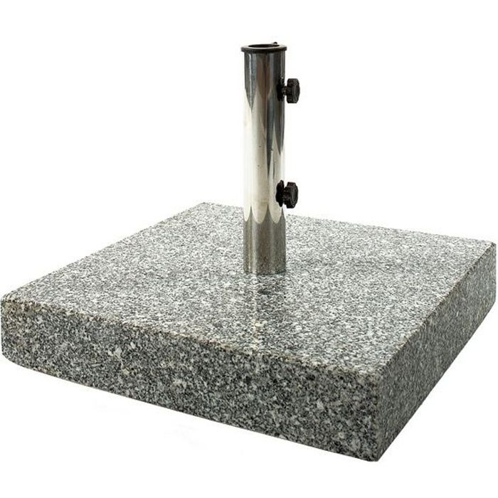 Pied de Parasol en Granit Carré 20Kg