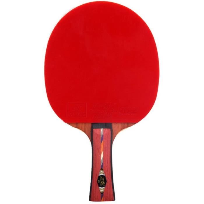 SSHHI 8-Etoiles Raquette de Ping Pong, Manche en Bois Confortable,Raquette de Ping Pong Set Professionnel, Forte-Comme montr&eac462