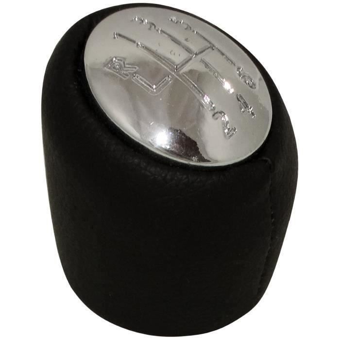 Aerzetix: C4789 Pommeau de levier de vitesse avec 6 vitesses pour Renault Laguna II 2001-2007