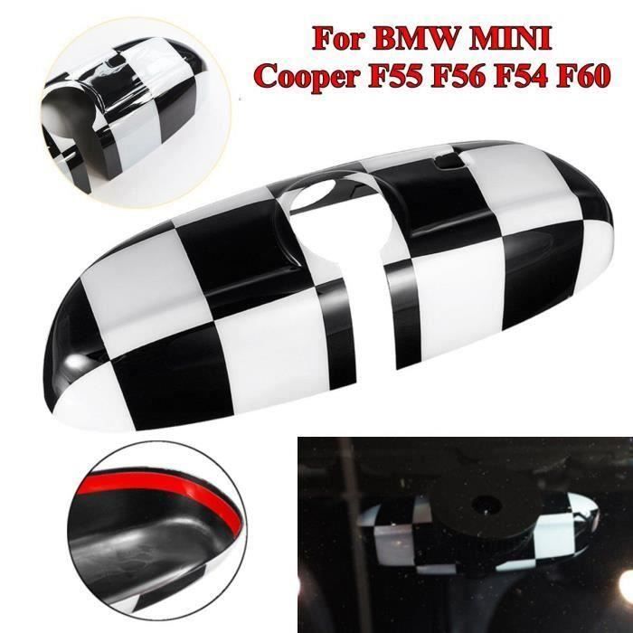 1x Couvercle de Rétroviseur Intérieur Pour BMW MINI Cooper F55 F56 F54 F60 Noir+Blanc My19111