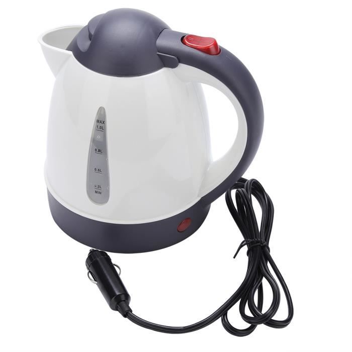 Bouteille portative de chauffe-eau de bouilloire de camion de voiture de voyage de 1000 ml 12V pour la fabrication de thé