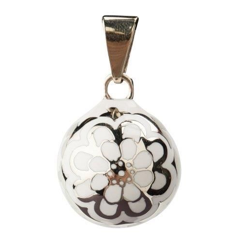 Collier Sautoir De Grossesse Musicale - Bola - Avec Chaîne - White Flower
