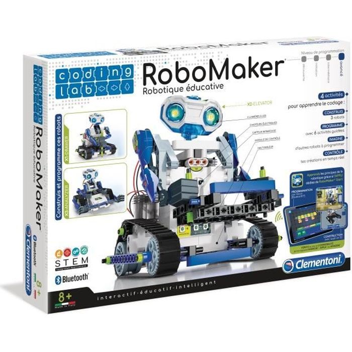 CLEMENTONI Robot - RoboMaker® Starter, robotique éducative - 10 ans et +