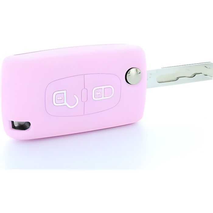 Housse de protection clés PEUGEOT ROSE