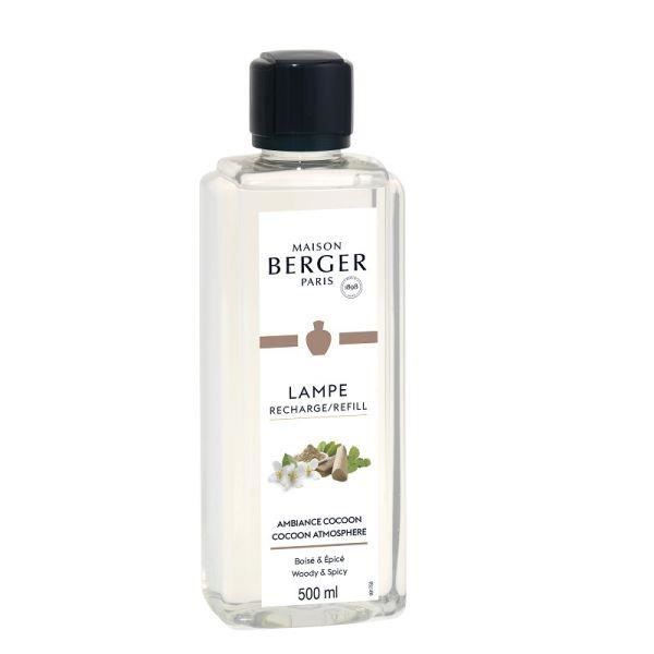 AMBIANCES COCOON RECHARGE PARFUM 500 ML POUR DIFFUSEUR LAMPE BERGER - MAISON BERGER PARIS