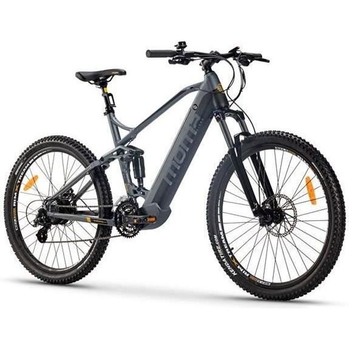 MOMA BIKES - VTT électrique VAE - 27.5 " - SHIMANO - 24 Vitesses - Freins à disques hydrau - Batterie Intégrée Ion Lit - 48V