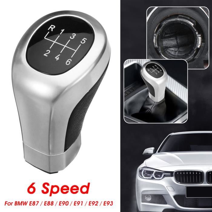 T4W PommeauLevier de Vitesse Pour BMW 1 3 Series E81 E82 E87 E87 LCI E90 E91 E92 E92 6-Vitesse