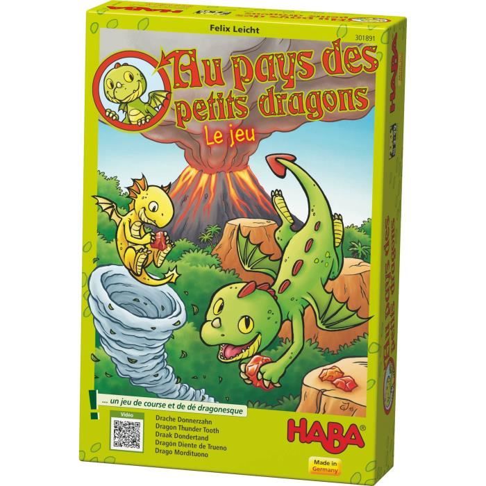 HABA - Au Pays des Petits Dragons - Jeu de course et de dés - à partir de 3 ans, 301891
