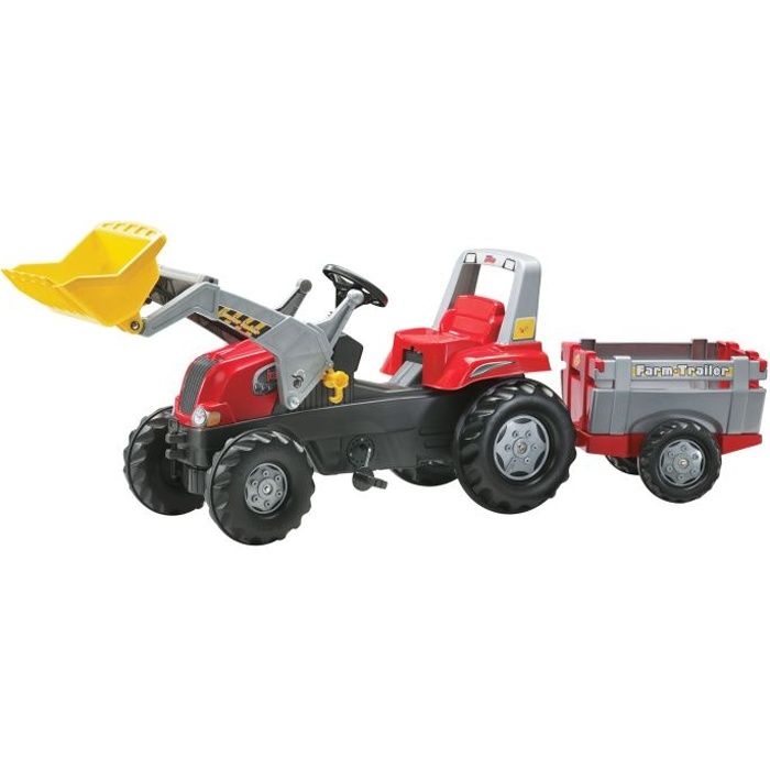 Tracteur à pédales RollyJunior avec chargeur et r…