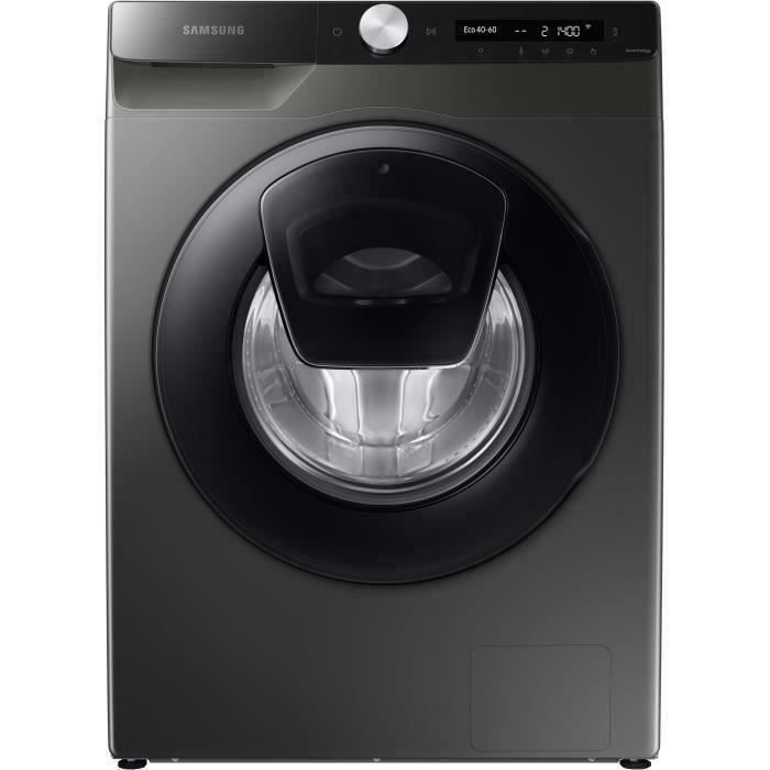 Lave-linge hublot SAMSUNG WW70T554DAX - 7 kg - Classe A+++ - 1400 tours/min - Inox/silver