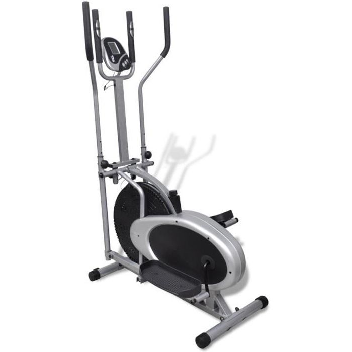 vidaXL Vélo elliptique 4 poteaux Pouls