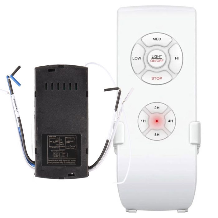 Kit de télécommande - Hunter - Universelle - ABS écologique - 3 vitesses - RF 433 MHz - Gigicial