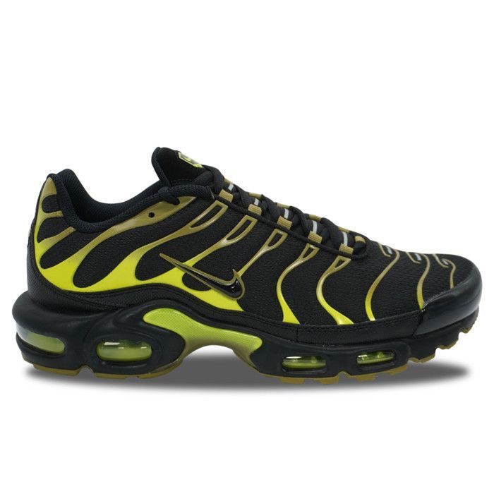 nike tn air max plus black yellow