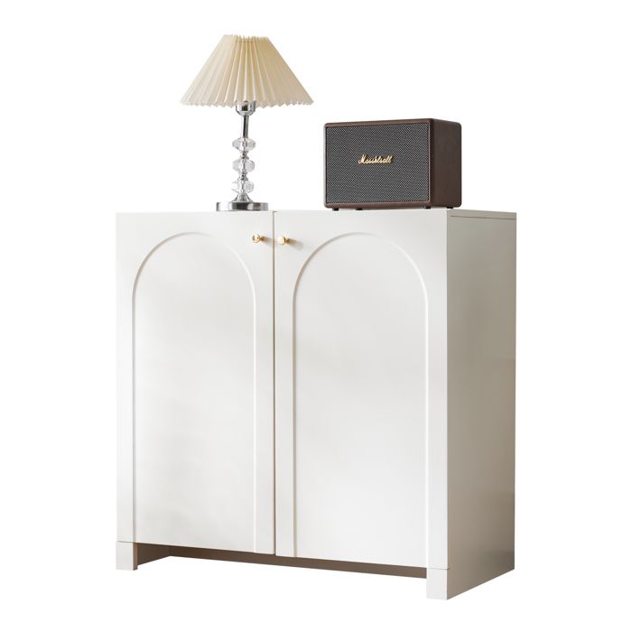 Commode 2 Portes Pino 122cm – Paris Prix, Bois Marron, 1 Tiroir, Neuve