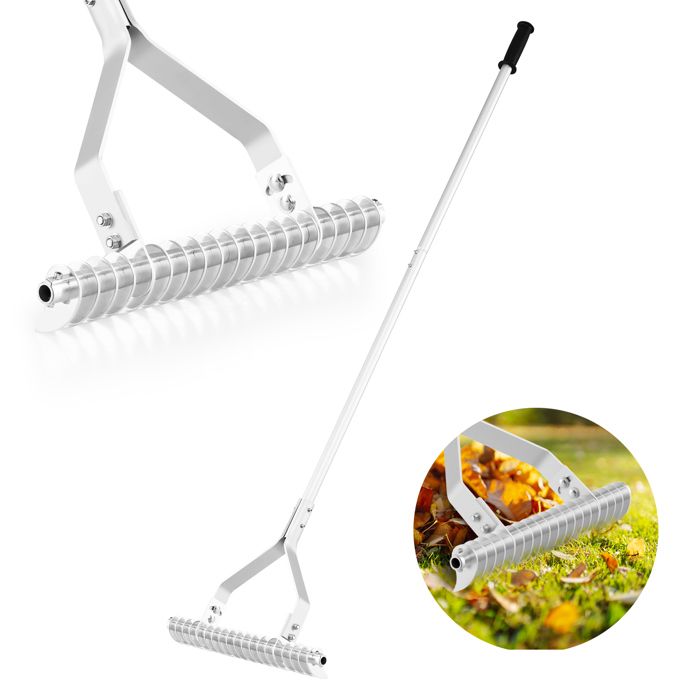EIMSOAH Pioche De Jardin Double Tête - Outil Retournement Désherbage, Manche Bois, Acier Carbone Pour Creuser Semer