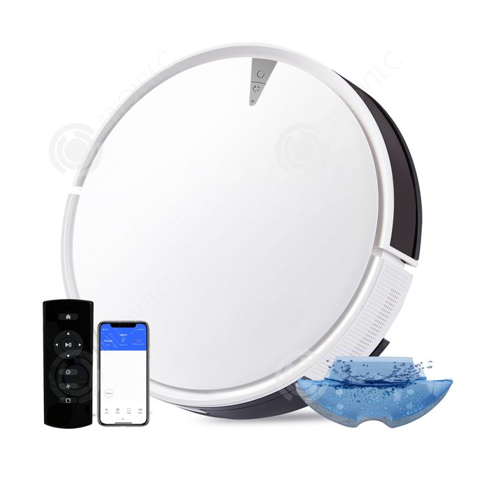 INN Robot aspirateur 2200pa 500 ml 3 niveaux de puissance daspiration réservoir deau à commande électronique 6 modes de nettoyage - Innovtec