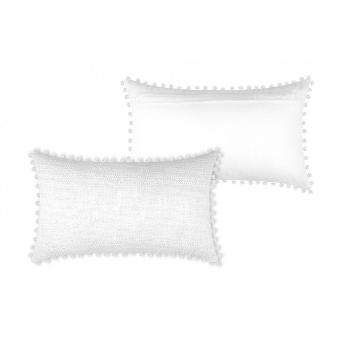 Coussin blanc sanchez 30x50cm Coussin blanc sanchez 30x50cm