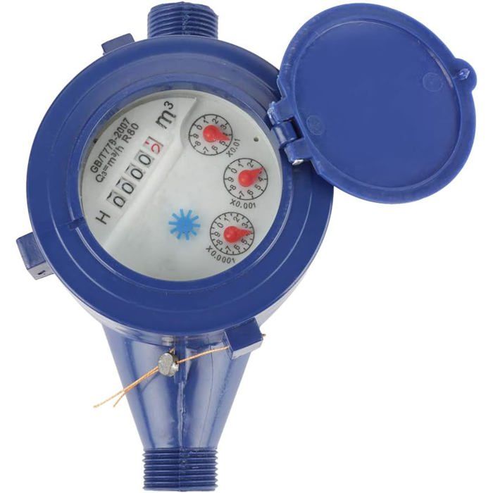 Compteur d'eau froide, débitmètre d'eau domestique de jardin. YYV Compteur d'eau froide, débitmètre d'eau domestique de jardin. YYV