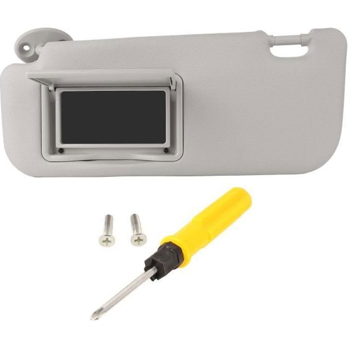 pare-soleil côté conducteur gauche Pare-soleil de voiture côté conducteur gauche gris Durable haute dureté auto film gris YYV