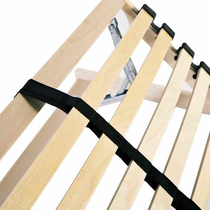 Sommier à lattes - BURKE - Cadre à Lattes Fixe - Marron 70 x 190 cm Bois de hêtre massif BB2554 Sommier à lattes - BURKE - Cadre à Lattes Fixe - Marron 70 x 190 cm Bois de hêtre massif BB2554
