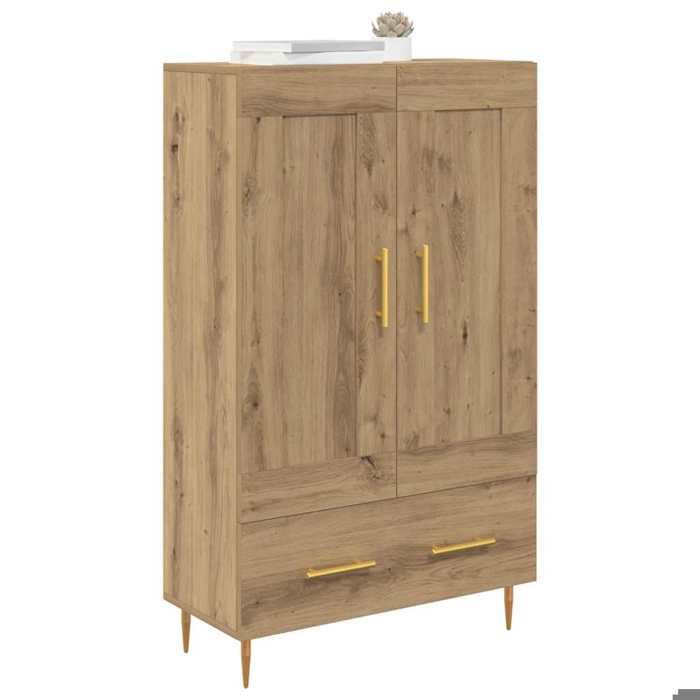 Haut Armoire avec tiroir Chêne artisanal 695x31x115cm &26_9702393