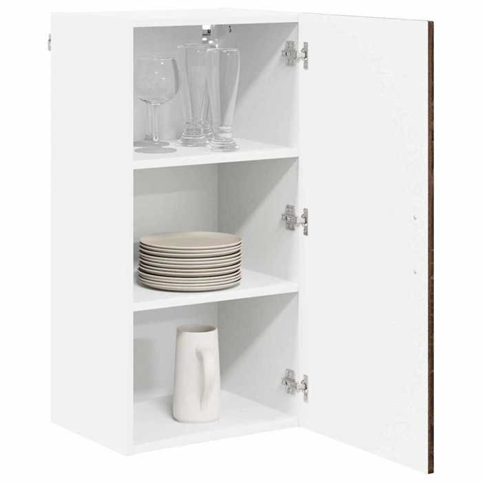 Promo printemps1 pcs Armoire/Cabinet/Placard - SARAZYJ - meuble de cuisine - Chêne brun 40x31x80 cm Bois dingénierie - S7765811