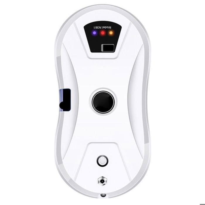 Robot laveur de vitre automatique 2800pa 30ml 295x145x90mm avec télécommande navigation intelligente robot Blanc
