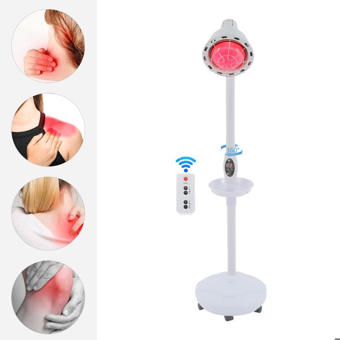 Lampe infrarouge 275 W lampe chauffante avec support lampe à lumière rouge lampe infrarouge température réglable