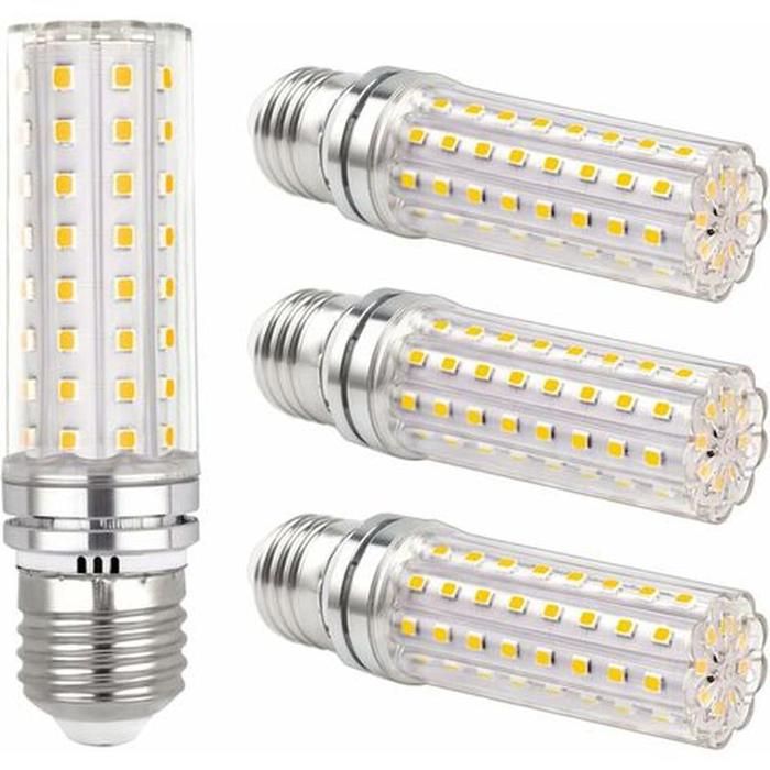 Lot4 Ampoule LED E27 18W 6000K blanc froid éclairage intérieur domestique