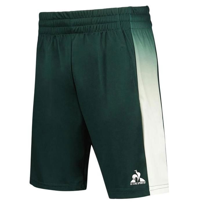 Short de Sport Vert Homme Le Coq Sportif Tennis Pro N°2