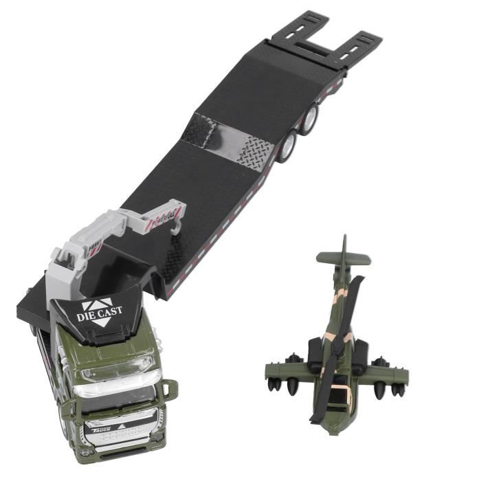 jenilily Avion de cargaison militaire avec voiture, véhicules et camions - Ensemble de jouets jenilily Avion de cargaison militaire avec voiture, véhicules et camions - Ensemble de jouets