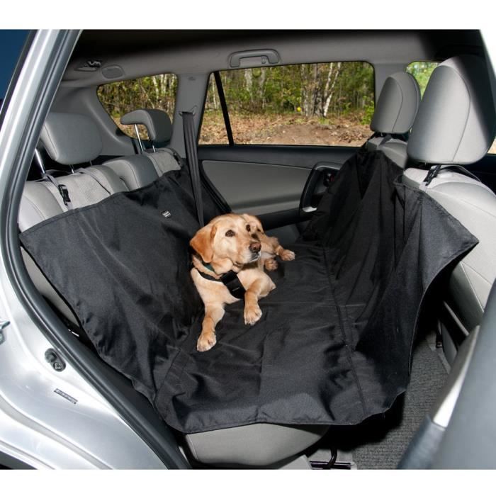 Noir Tapis de protection imperméable siège voiture pour chien chat