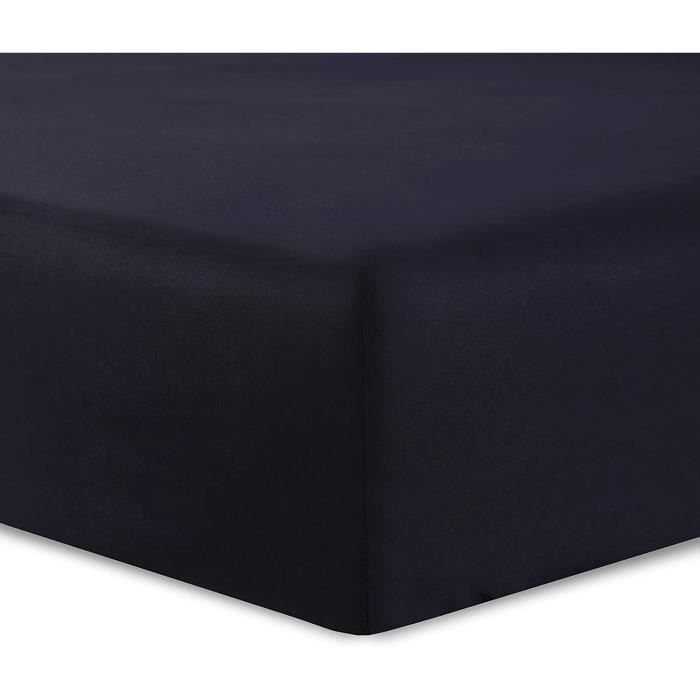 Lot De 6 Draps Housses 160x200 Cm 100% Coton 57 Fils – Bonnet 25 Cm, Ultra-Doux Et Confortable – Parfait Pour Un Lit King Size Douillet