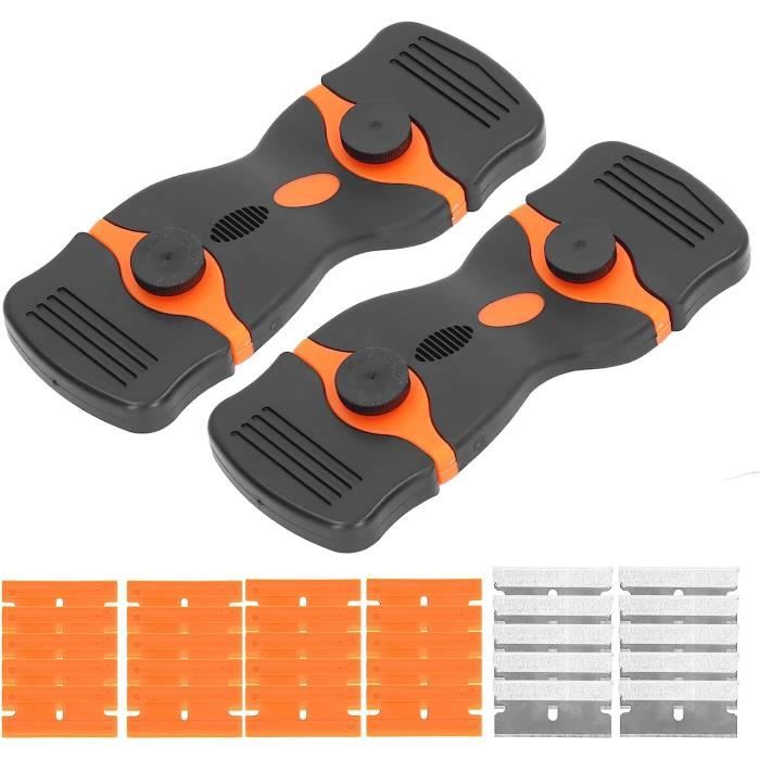 Set De 6 Spatules à Pâtisserie Plastique - Grattoirs à Gâteau DIY - Décoration Et Nettoyage - Coloris Rose