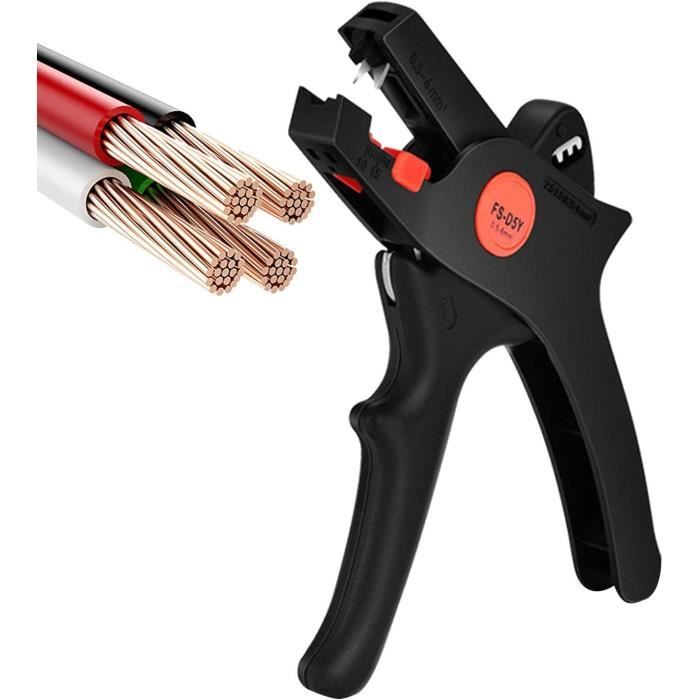 Fridja Essentiels pour la Maison Découpeuse de Fils de 6 Pouces pour Électriciens pour Découper et Tirer les Fils