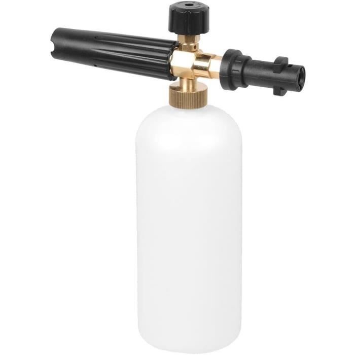 Lance à Mousse Neige Haute Pression Réglable Pour Karcher K2 à K7 - 1L Bouteille