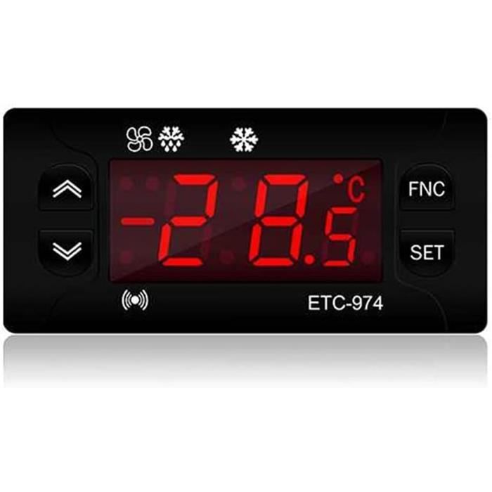 Régulateur De Température Avec Télécommande Comfort – Thermostat SPST Chauffage Et Climatisation (9906)