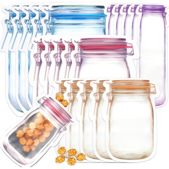 Lot de 8 pinces à 3 clips pour sac de rangement alimentaire en plastique robuste pour sac de Lot de 8 pinces à 3 clips pour sac de rangement alimentaire en plastique robuste pour sac de