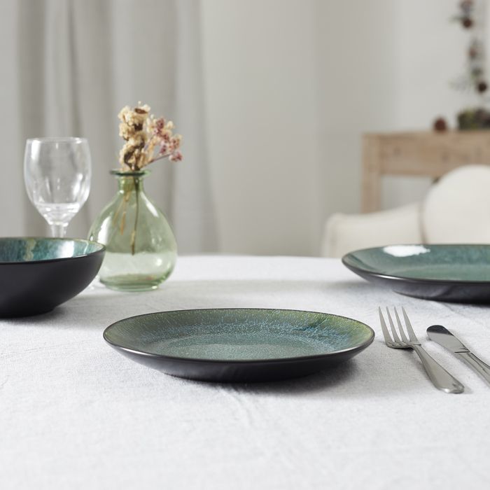 Lot de 6 Assiettes à Dessert Elia 19cm Vert