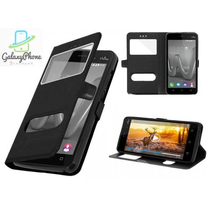 HOUSSE WIKO VIEW NOIR - Cdiscount Téléphonie housse pour wiko y80