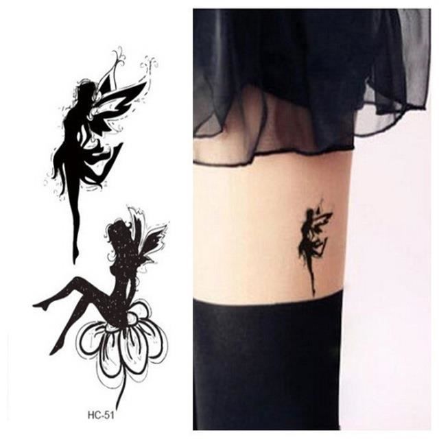 Tatouage Hommes Femmes Impermeable A L Eau Autocollants Jambe Papillon Fee Ange Fille Motif Maquillage Nouveau Corps Tatouages Cdiscount Au Quotidien
