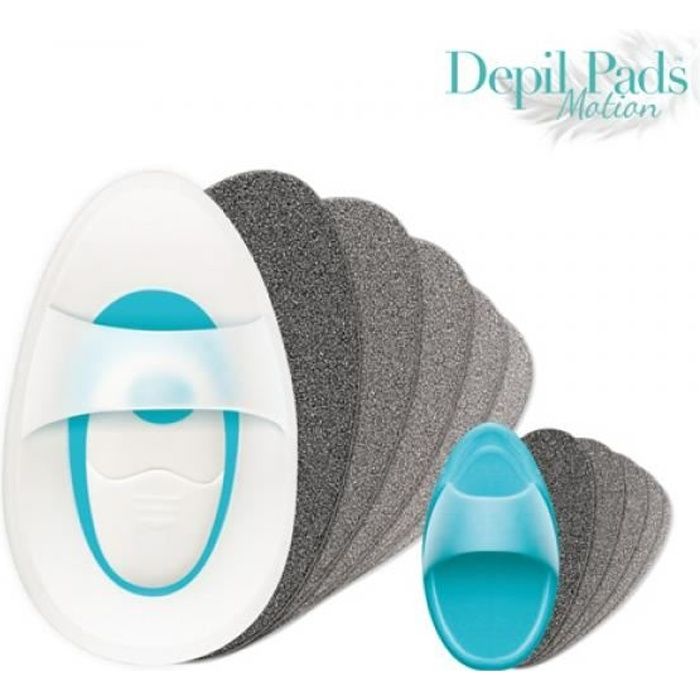 Gant Dépilatoire Exfoliant Vibrant Depil Pads Motion - Accessoire Beauté Neuf, épilation Sans Douleur