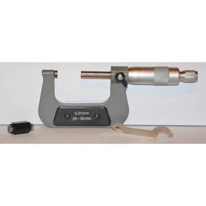 Extérieur Externe Micromètre Set 0-100mm Cliquet Arrêt Type