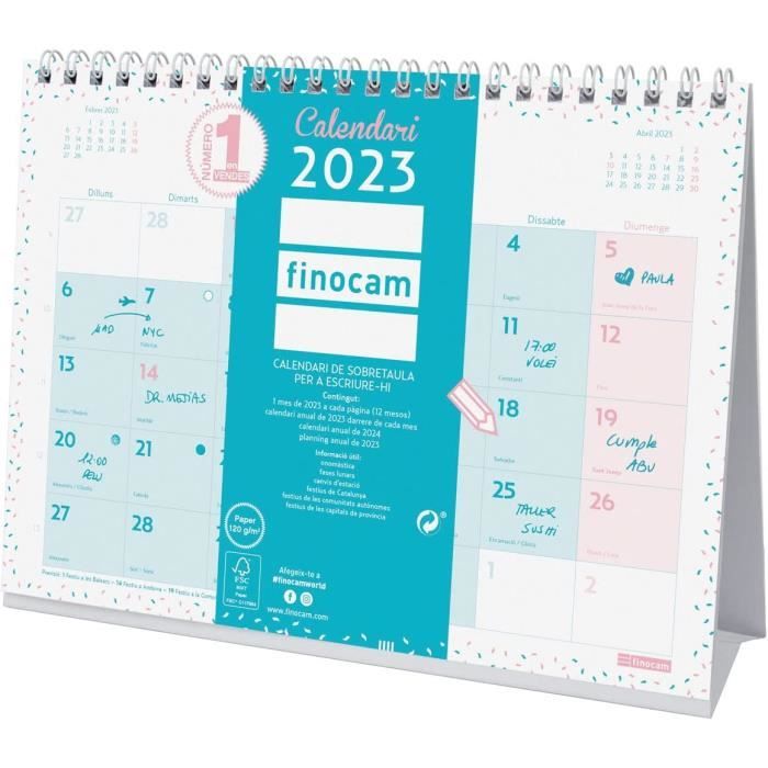 Calendrier De Bureau 2026 En Catalan - Format Jour Par Page, 8,5 X 11 Cm - Pages Perforées, Planning Annuel, Notes - 10