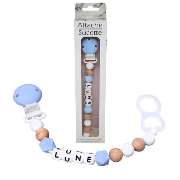 Attache Sucette Silicone Personnalisable Avec Prenom Bois Et Bleu Sans Bpa Ni Phtalates Certifie En Laboratoire Francais Cdiscount Puericulture Eveil Bebe Attache Sucette Silicone Personnalisable Avec Prenom Bois Et Bleu Sans Bpa Ni Phtalates Certifie En Laboratoire Francais Cdiscount Puericulture Eveil Bebe