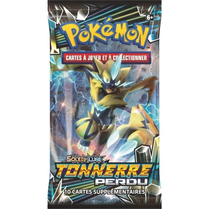 Booster Pokemon Soleil Et Lune 8 Tonnerre Perdu 10 Cartes A Collectionner Francaise