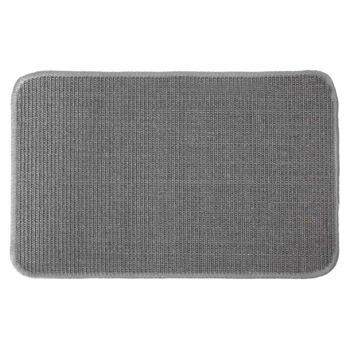 Tapis Griffoir Pour Chats Gris 50x50 Cm Surface En 100 Fibres Naturelles Sisal Cdiscount Animalerie